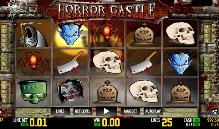 Игровой автомат «Horror Castle» в клубе Вулкан 24